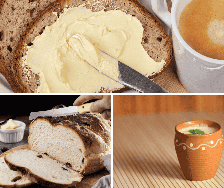 Butter and soda bread