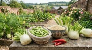 Broad bean and fennel - AI generated