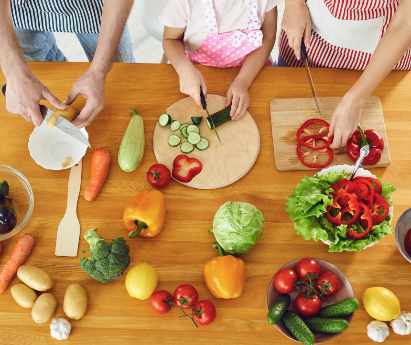 Grow, Cook, Care, Share square