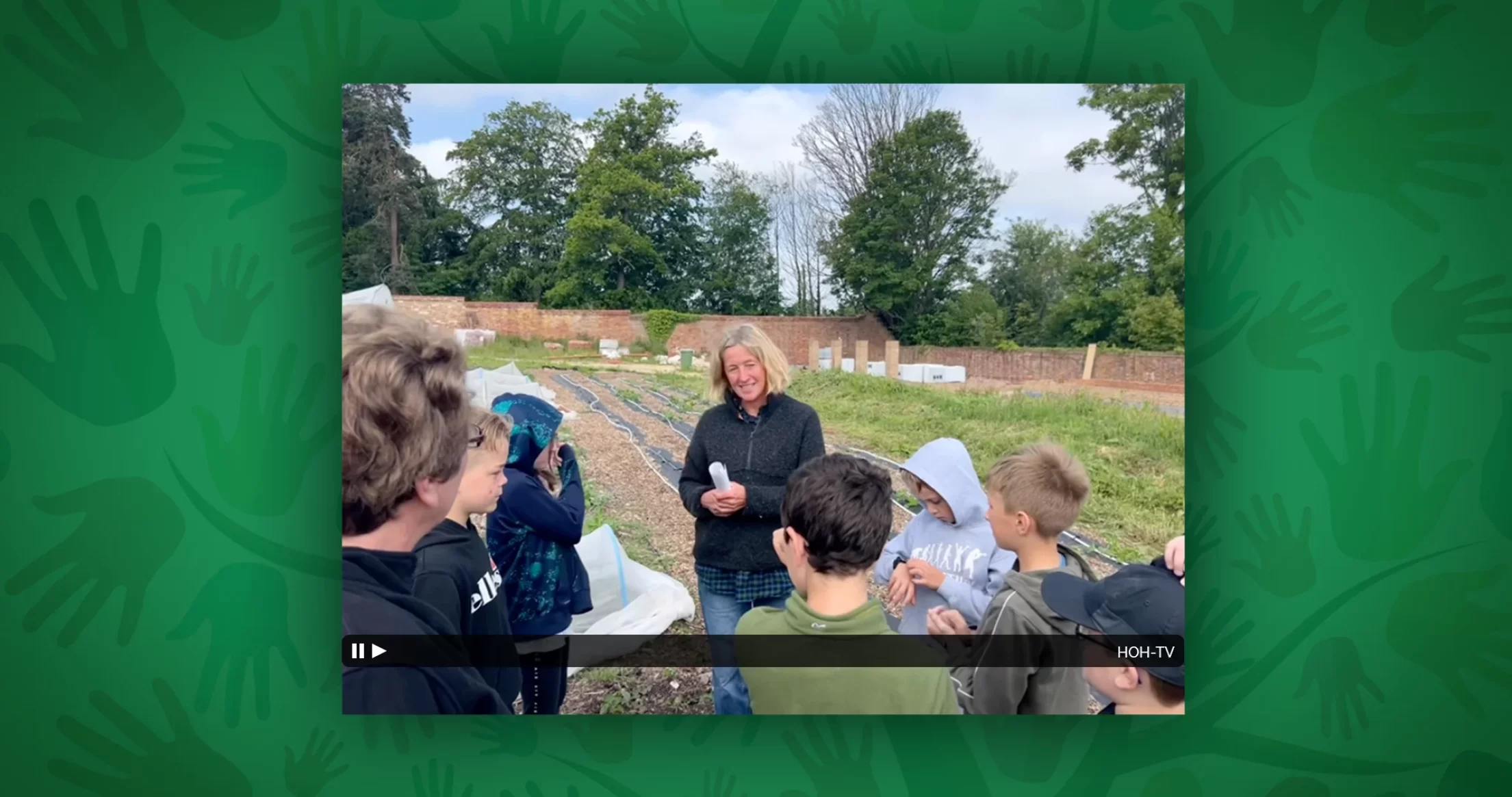 Living History connects local school children with nature and living off the land